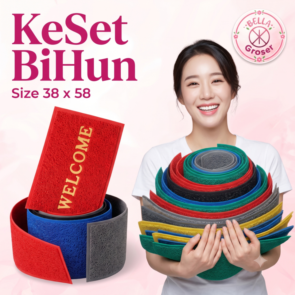 BELLA ขายส่ง | NOODLE BIHUN ประตู 38 ซม. x 58 ซม. ยางยินดีต้อนรับ NOODLE BIHUN พื้นยินดีต้อนรับ LIVI