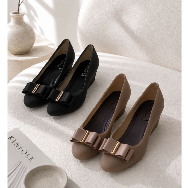 NEW-Neofarbe Olivia 25 Wedges Shoes Jelly
