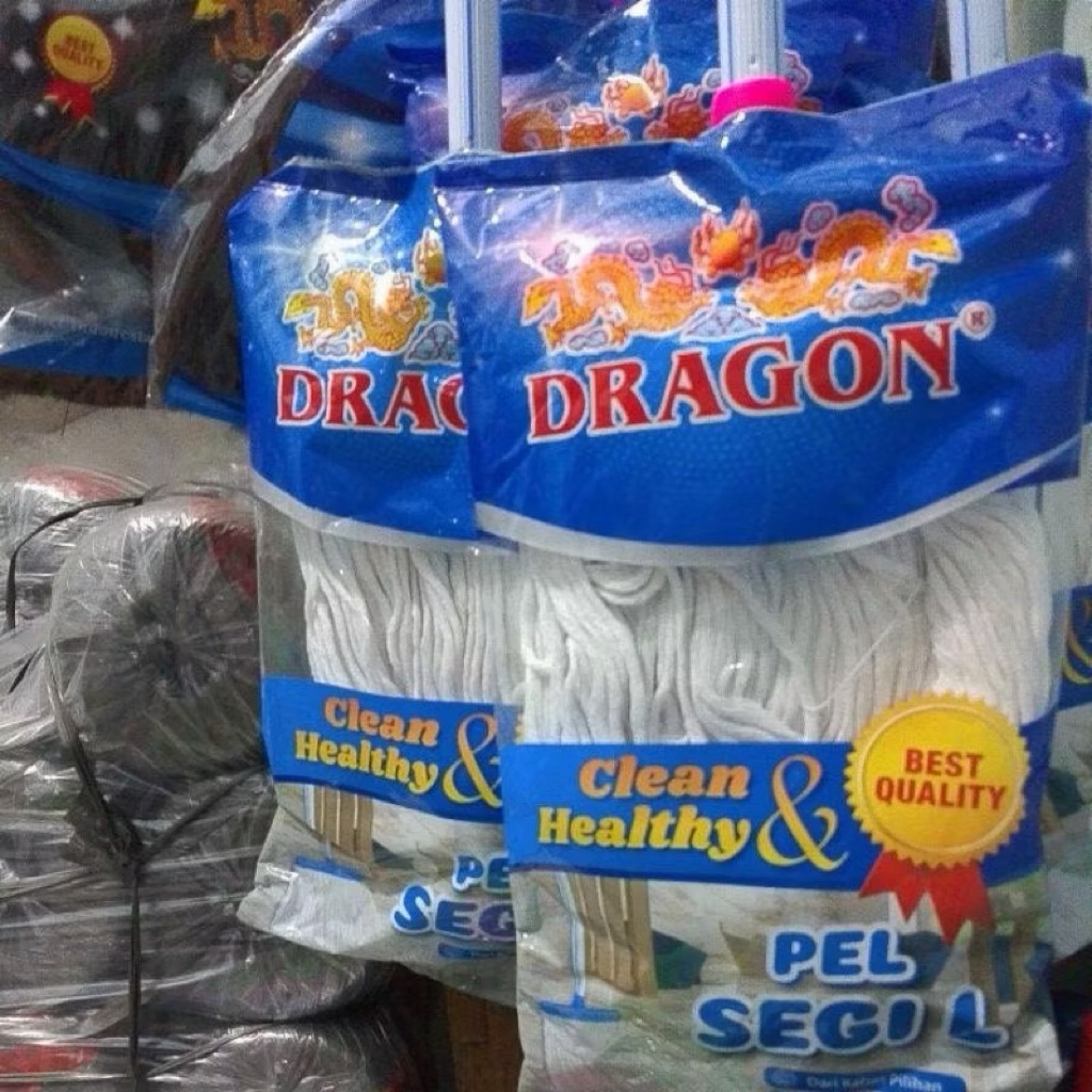 Dragon Floor Mop L-Shaped Mop 110 cm Floor Cleaner + Handle