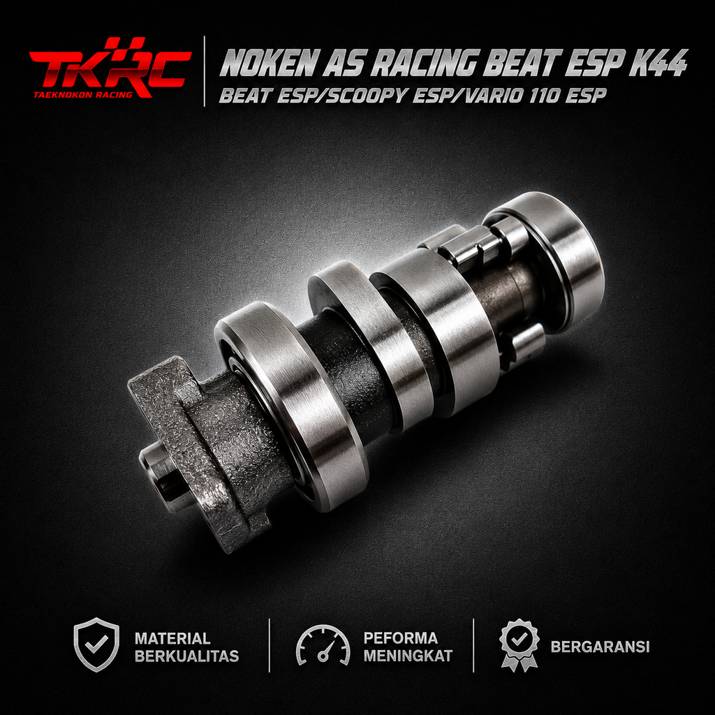 CAMSHAFT NOKEN AS RACING BEAT ESP K44 SCOOPY ESP VARIO 110 ESP BEAT POP BEAT STREET TKRC
