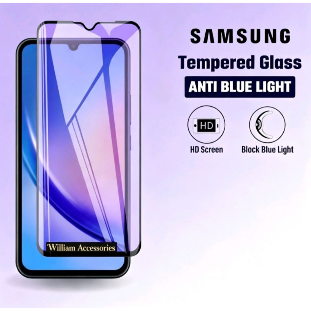 SAMSUNG LAYARกระจกนิรภัยป้องกันแสงสีฟ้าSamsung A27 5G A26 5G A25 5G A24 4G A20 A20s A21 A21s A22 A22
