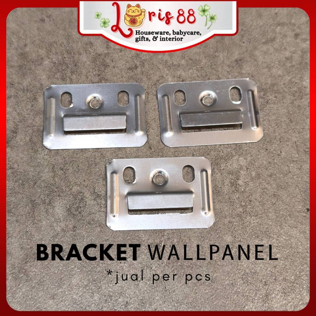 WPC Clip & Wall Panel Bracket WPC Wood Panel Clip / 36mm x 50mm Bracket / Wall Panel Bracket / สแตนเ