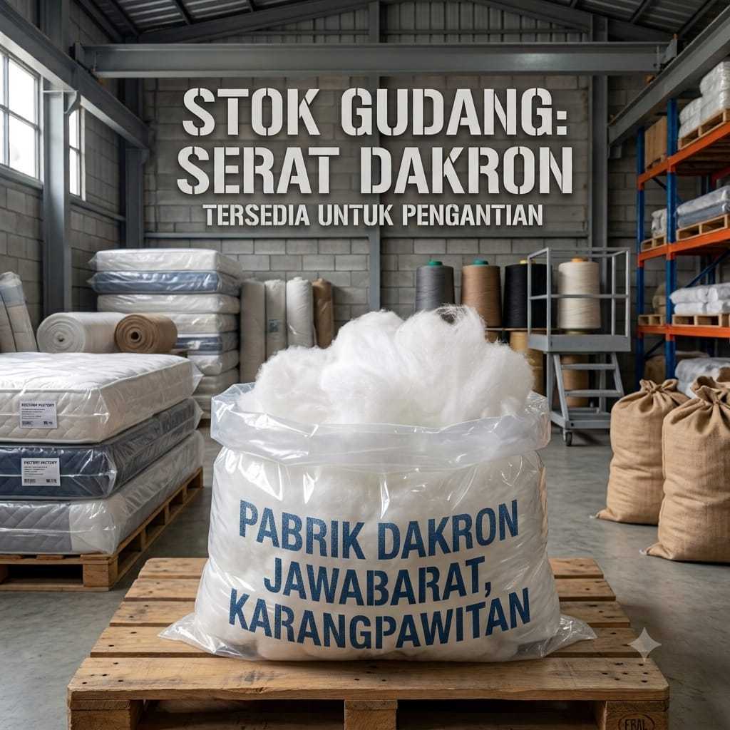 Dacron Fiber Factory Dacron West Jaw Karangpawitan สําหรับหมอนตุ๊กตา 1กก.