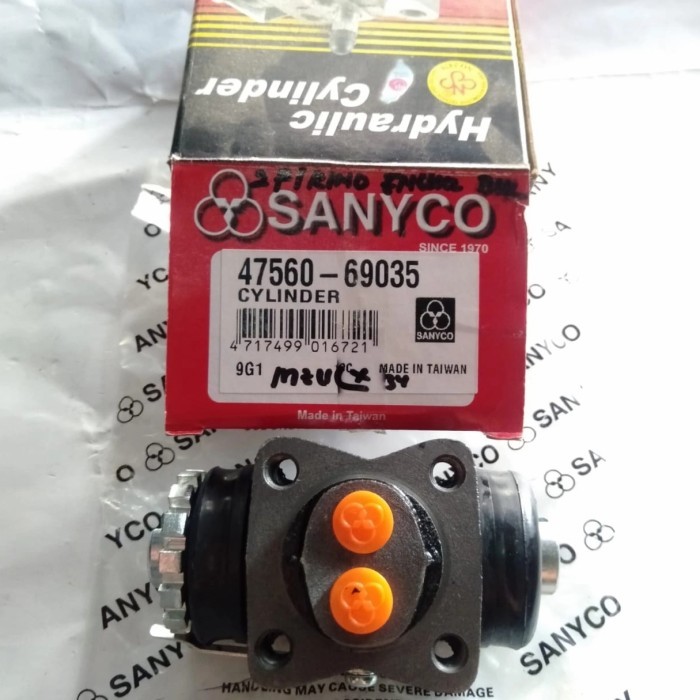 REAR แม่ปั๊มเบรก RINO 4 ล้อ (ยาง ENGKEL) / Hardtop 2F ยี่ห้อ Sanyco Taiwan Original