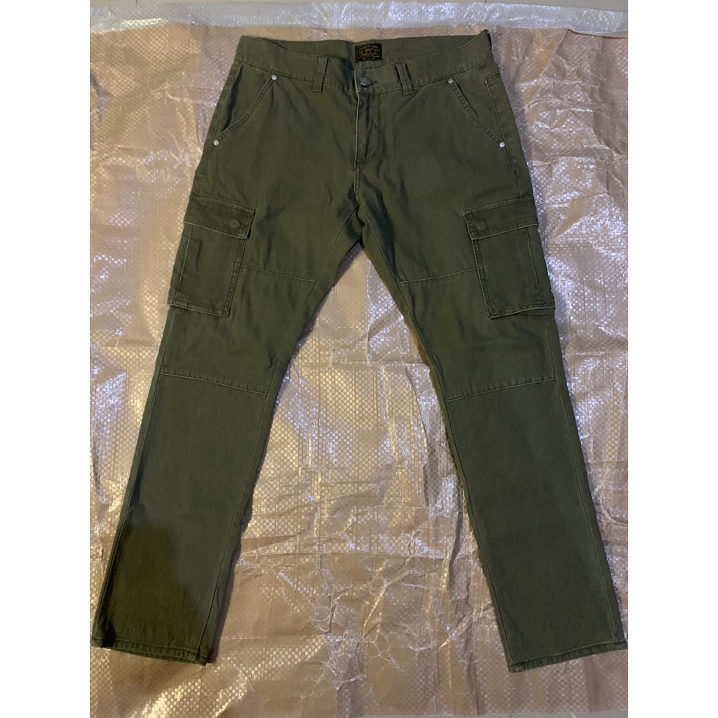 กางเกง GU CARGO DENIM STUDIO SIZE 32