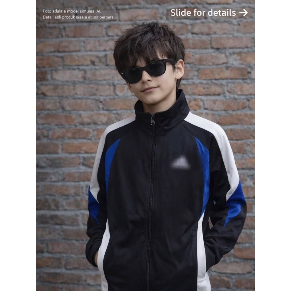 AD*DAS OR1 Tracktop Jacket ขนาด 12 อายุ 9-12 ปี (P56 X W47)