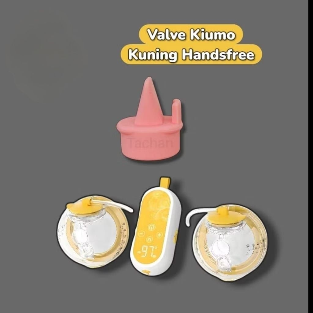 วาล์วแฮนด์ฟรี Kiumo Yellow / วาล์วยางสีเหลือง Kiumo / ยางปั๊มนม Kiumo pinky1