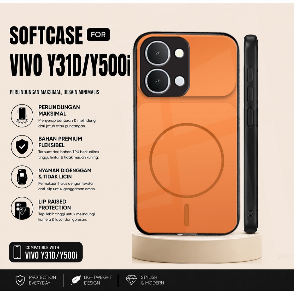 กรณี Hp สําหรับ Vivo Y31D Y500i Y31D Pro ปลอกและตัวป้องกันกล้อง Vivo Y31D Softcase Vivo Y31D ซิลิโคน