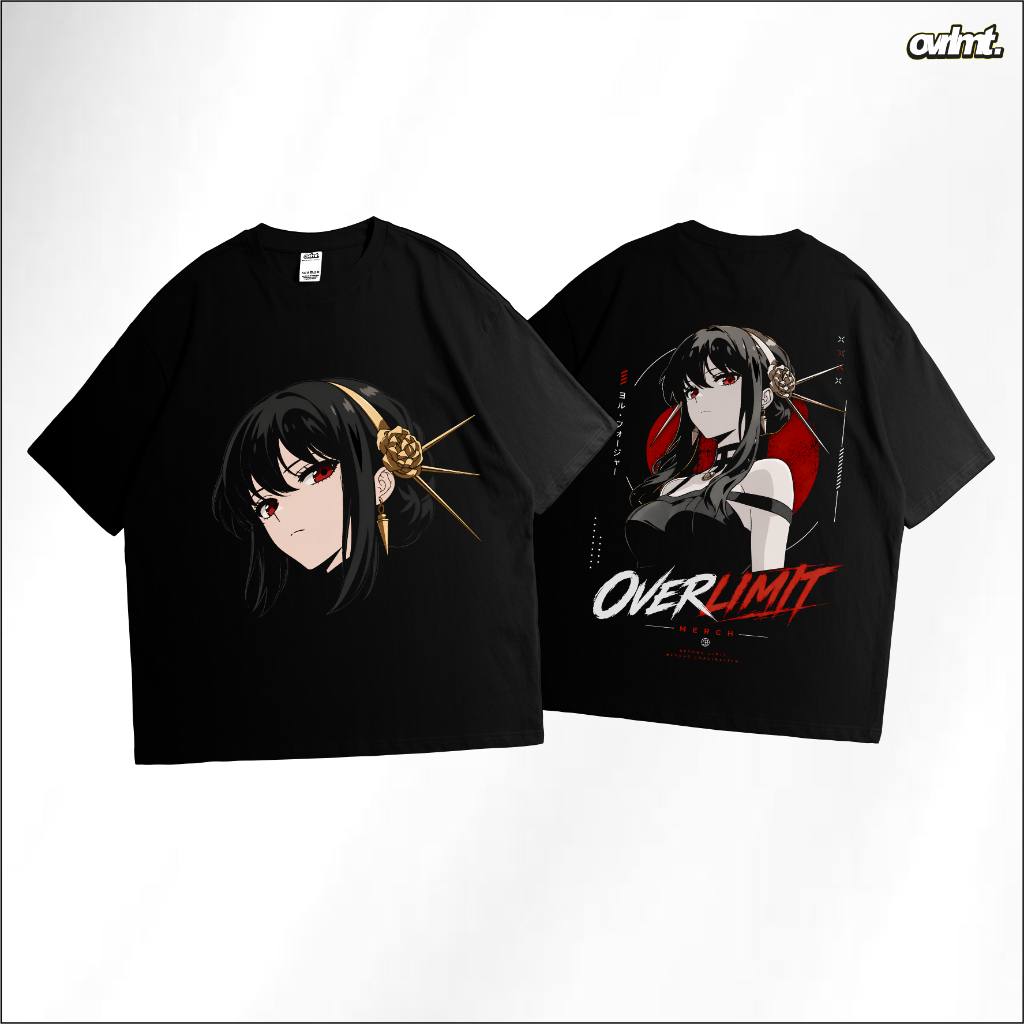 เสื้อยืด OVERLIMIT YOR | เสื้อยืด | อะนิเมะ |ขนาดใหญ่เกินไป | STREETWEAR STREETWEAR | อะนิเมะ YOR