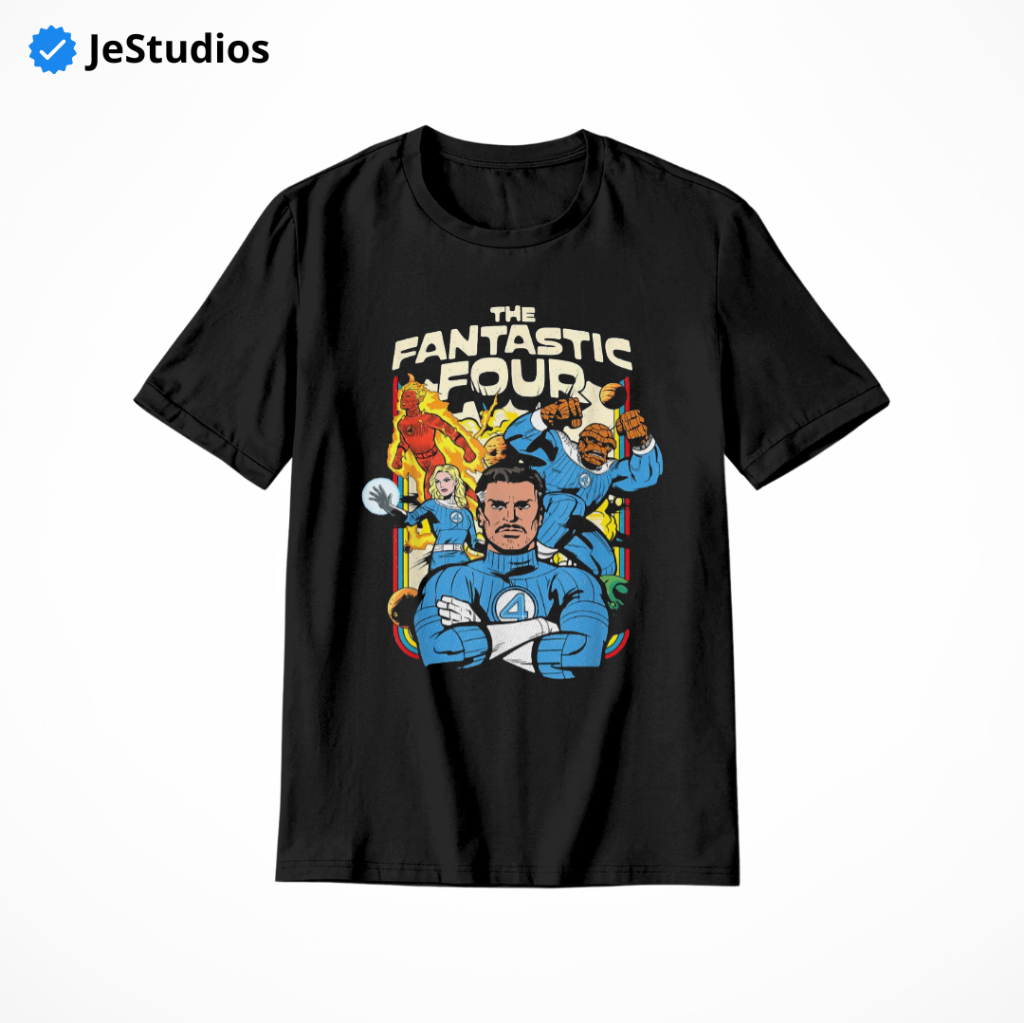 เสื้อยืด Fantastic 4 Four Vintage