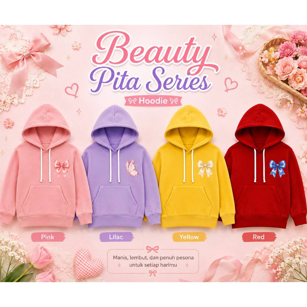 WAREHOUSE 20 พันเสื้อฮู้ดเด็ก Baby Ribbon Series เสื้อฮู้ด