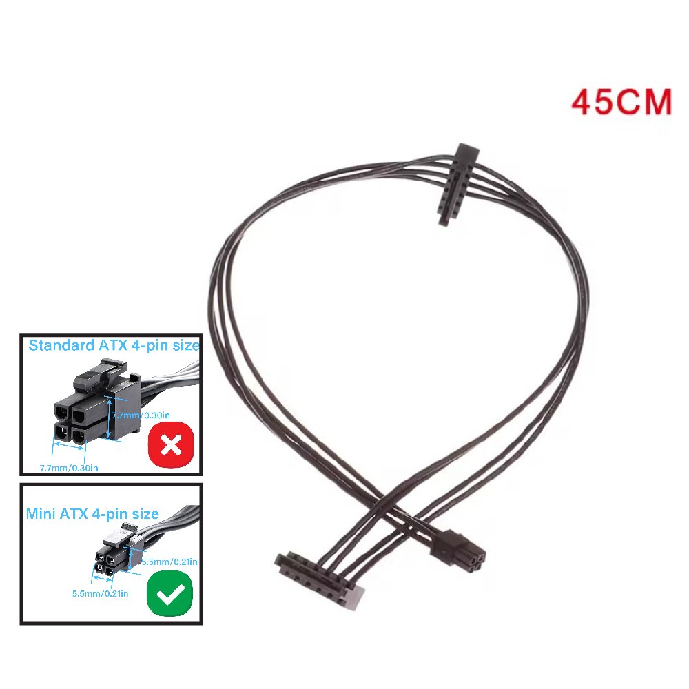 Mini 4Pin to SATA HDD สายไฟสําหรับ Lenovo PC 510S 510A M410 อะแดปเตอร์