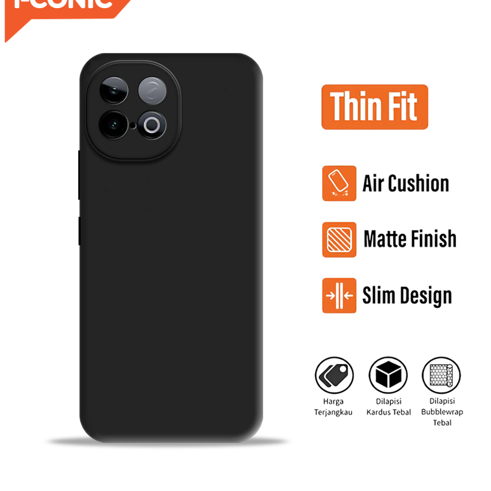 เคส Vivo IQOO Neo 10 5G Ultra Slim Black Matte Premium Softcase