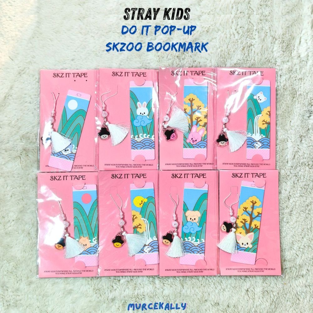 Stray Kids DO IT POP-UP SKZOO BOOKMARK WOLFCHAN LEEBIT DWAEKKI JINIRET QUOKKA PUPPYM FOXI.NY