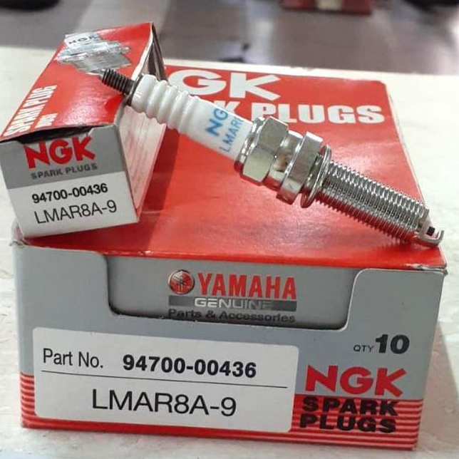 YAMAHA X-MAX 250CC SPARK PLUG (94700-00436) LMAR8A-9 NGK ORIGINAL YAMAHA