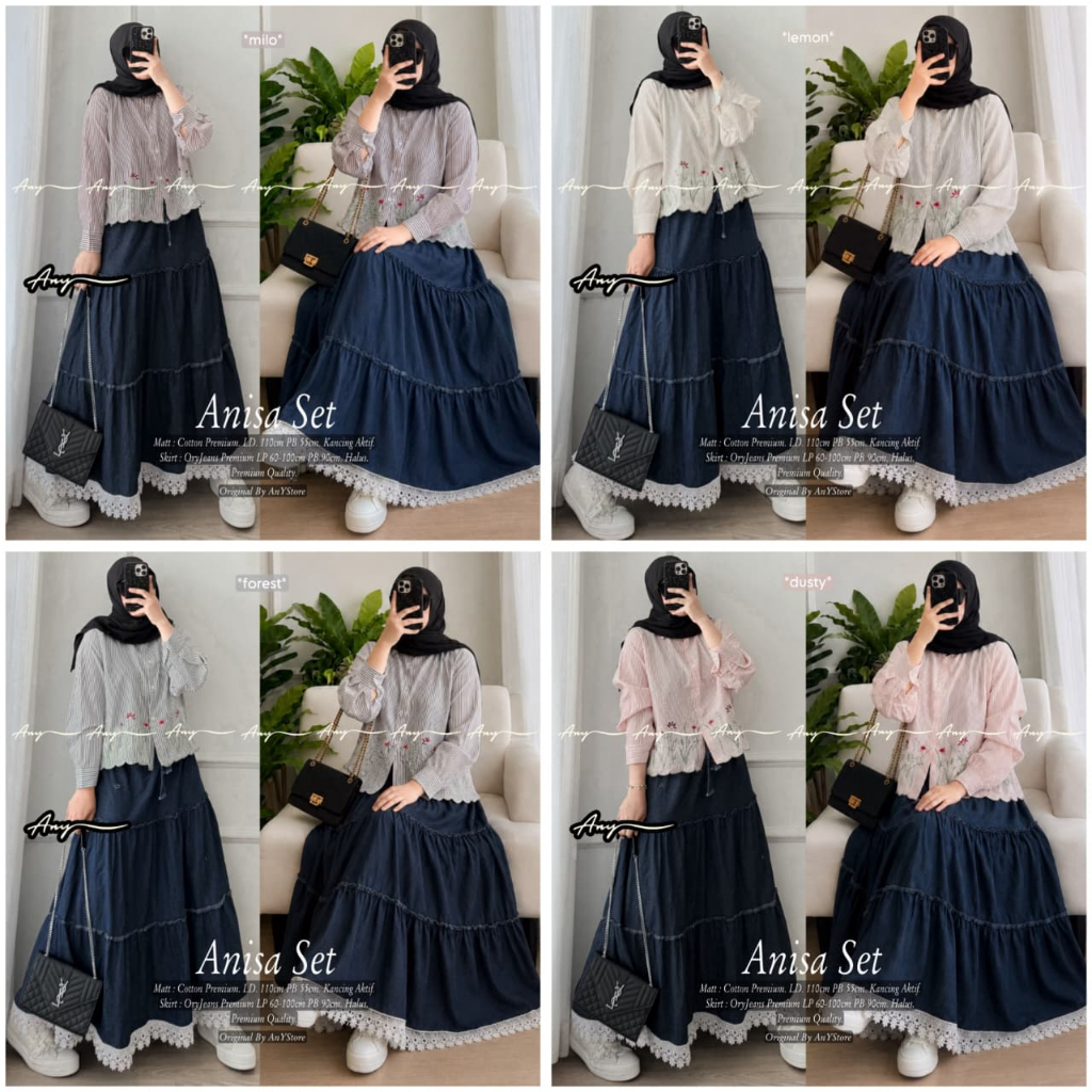 HQ เสื้อผ้าผู้หญิง ANISA SET จาก AnY FASHION STORE