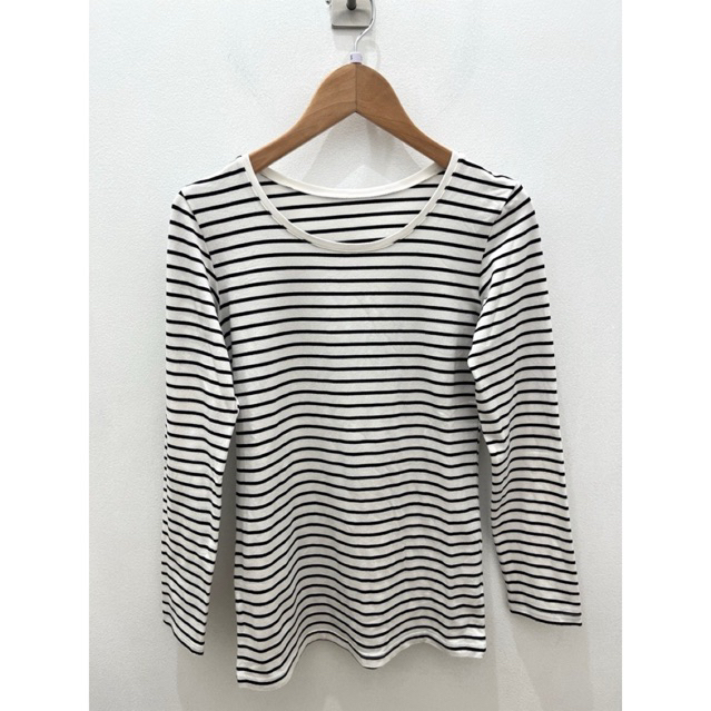 Uniqlo Heattech Strips Extra Warm No Cup | Uniqlo Heattech เสื้อแขนยาว