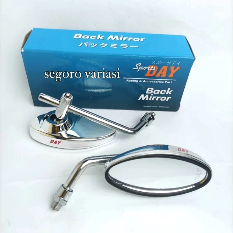 HONDA BLACK CHROME OVAL DAY SQUARE MIRROR BEAT GRAND VARIO LEGEND CB GL TIGER MP