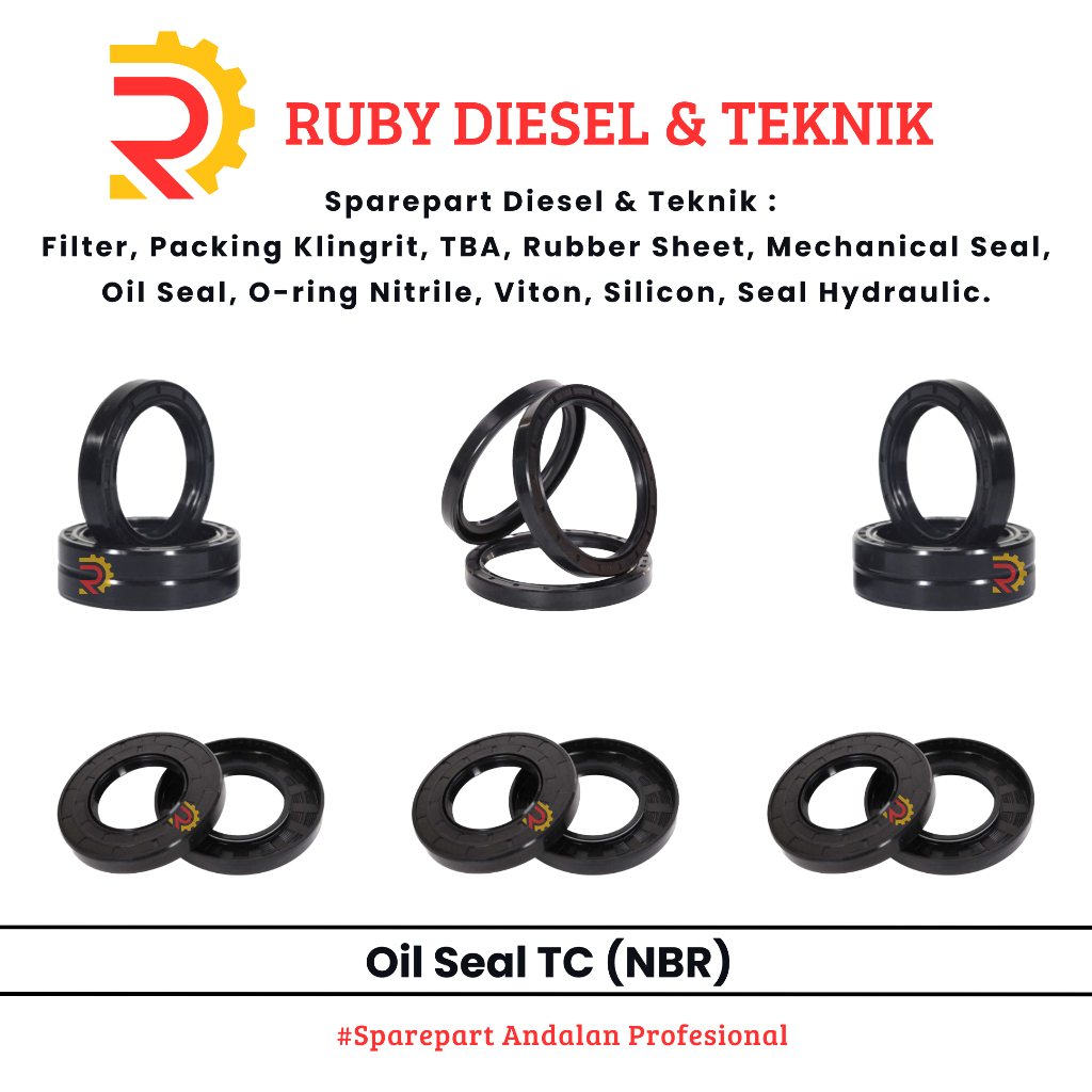 ซีลน้ํามัน TC NBR 50 73 12 - NBR TC 50x73x12 - NBR ไต้หวัน