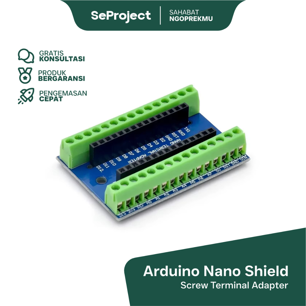 Arduino Nano IO Shield V1.0 บอร์ดขยายโมดูล Terminal Screw Nano