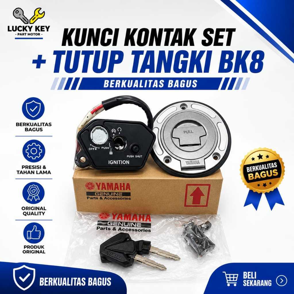 BK8 Vixion R Led 2017-2020 BK8 ชุดกุญแจจุดระเบิดฝาถัง