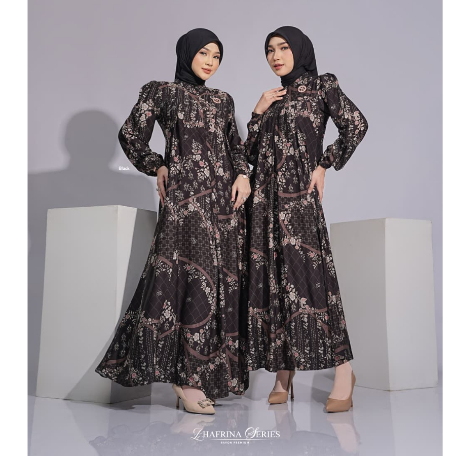 READY / / ZHAFRINA MIDI NADEHEERA LUXURY NEWEST / AMIS / BY NADHEERA LUXURY / gamis ล่าสุด / เดรสสวย