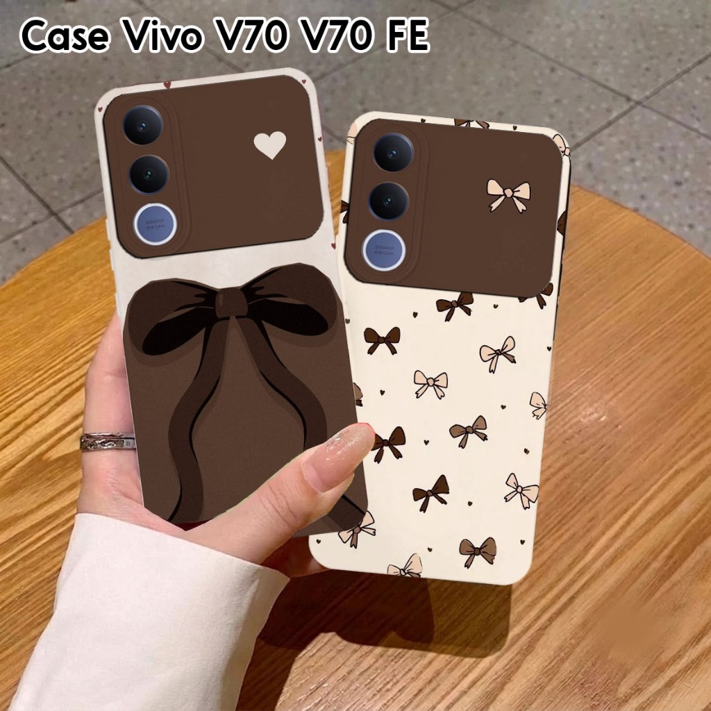 เคสโทรศัพท์ HP สําหรับ Vivo Vivo V70 V70e - Softcase Handphone Vivo V70 Y05 Y19s Ribbon Motif ทุกประ
