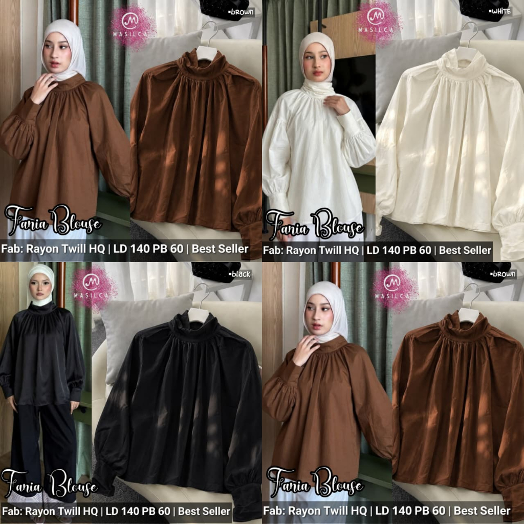 CANIA BLOUSE เสื้อผ้าผู้หญิง Trend FASHION HQ จาก MASiLCa