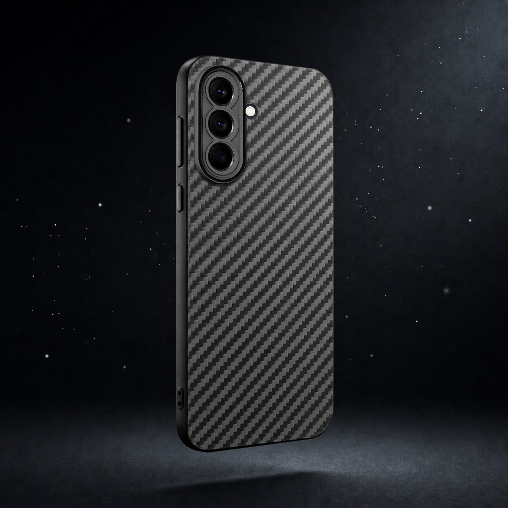 EllaStuff Case สําหรับ SAMSUNG A56 5G / A36 5G Softcase CARBON TEXTURE + PROTECT CAMERA Casing SAMSU