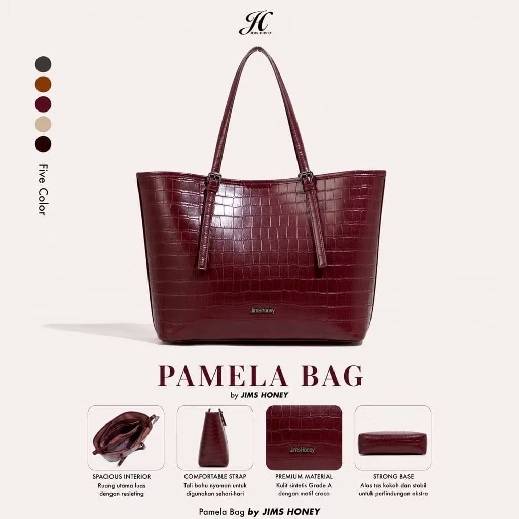 Pamela Bag Jims honey กระเป๋าสะพายรุ่นใหม่ล่าสุด