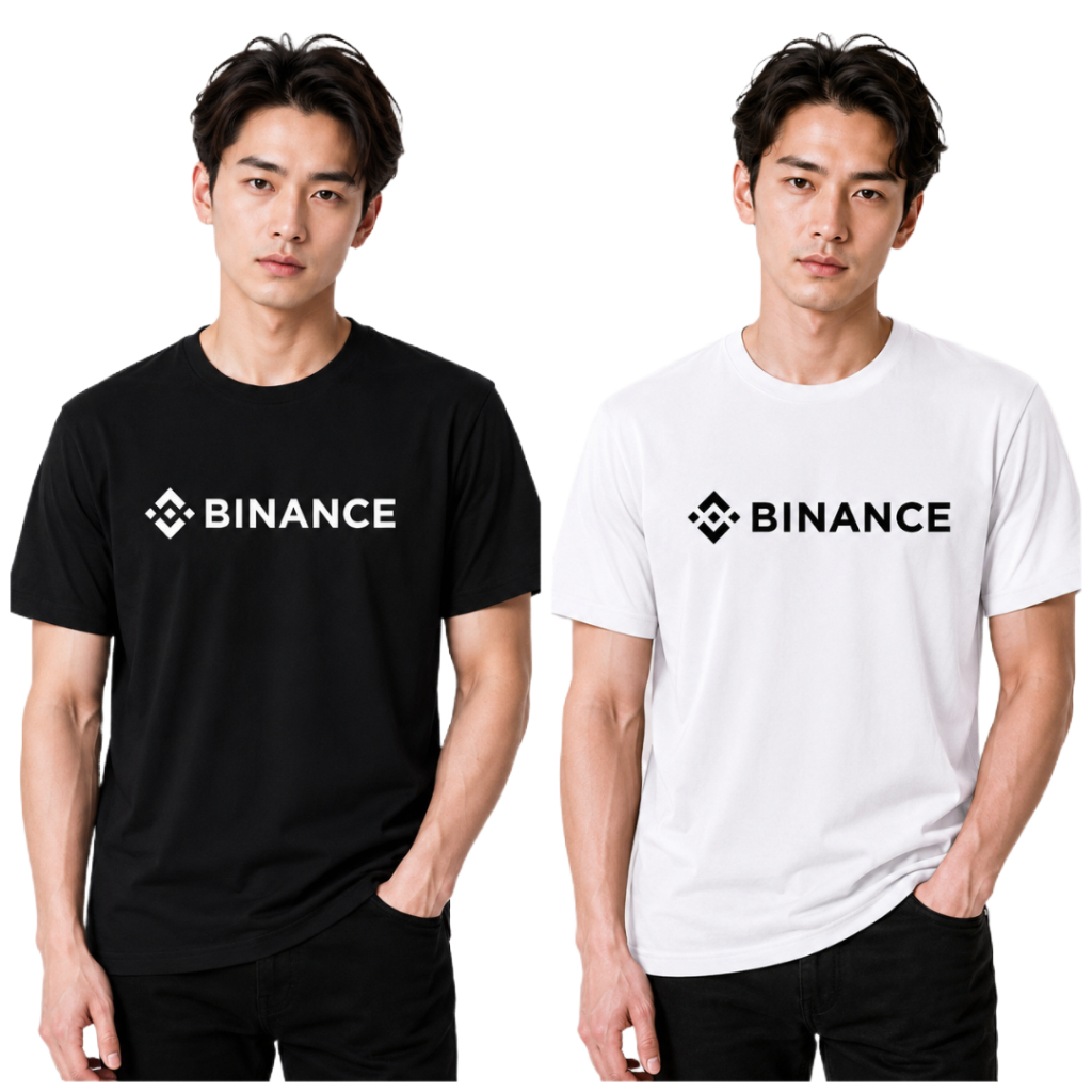 Crypto Binance Regular Fit O Neck Unisex Short Sleeve Cotton Combed 24s Premium T-Shirt