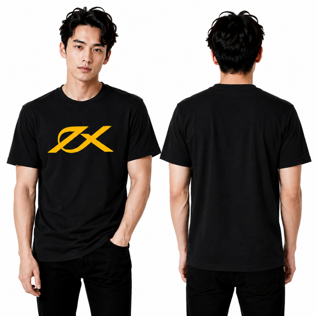 Cryptocurrency Exness Regular Fit O Neck เสื้อยืดแขนสั้นผ้าฝ้าย Combed 30s