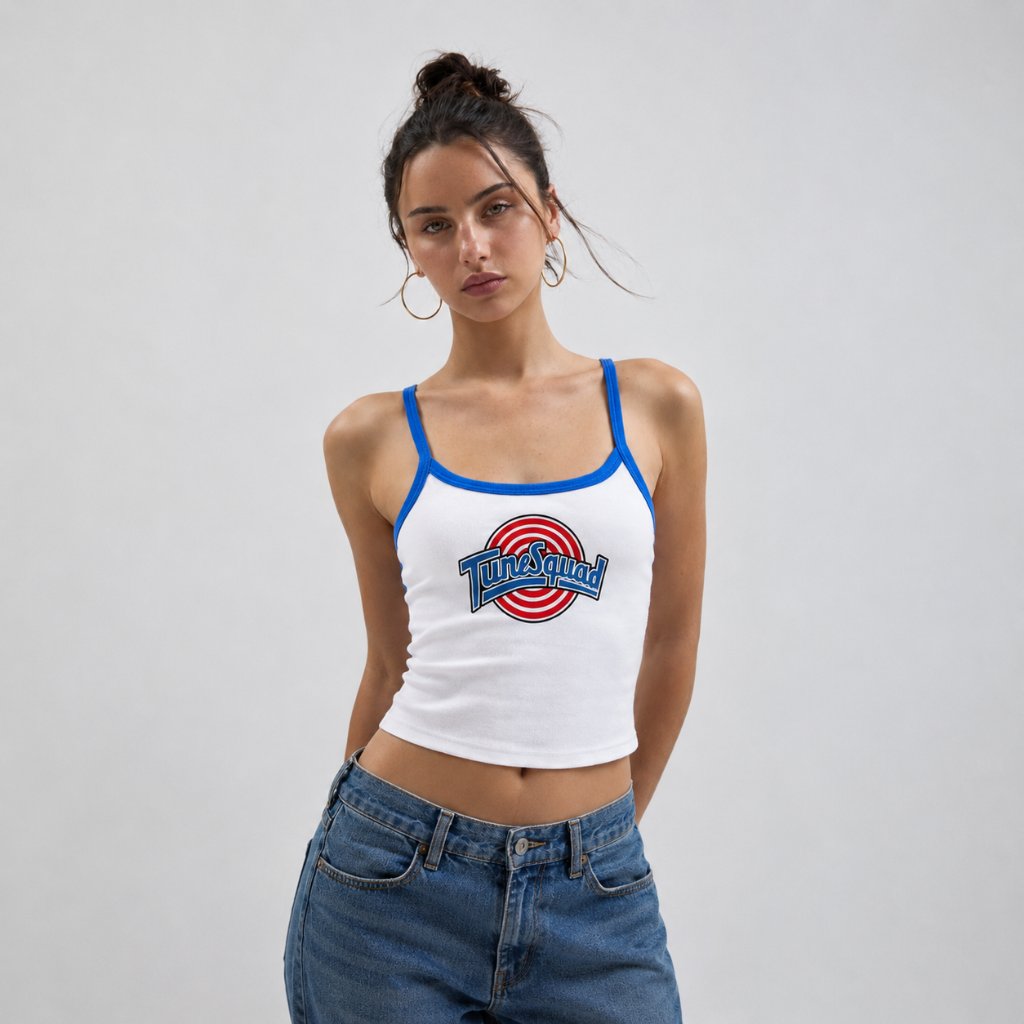 The LOLA TUNE SQUAD Daily String Y2K เสื้อกล้ามนุ่มสบาย