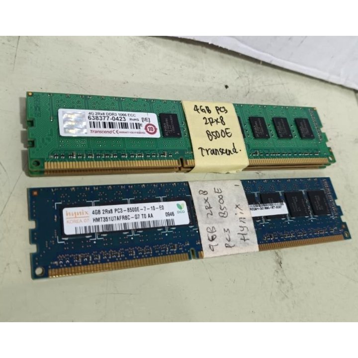 RAM SERVER ECC 4GB 2RX8 PC3 8500E ECC UDIMM
