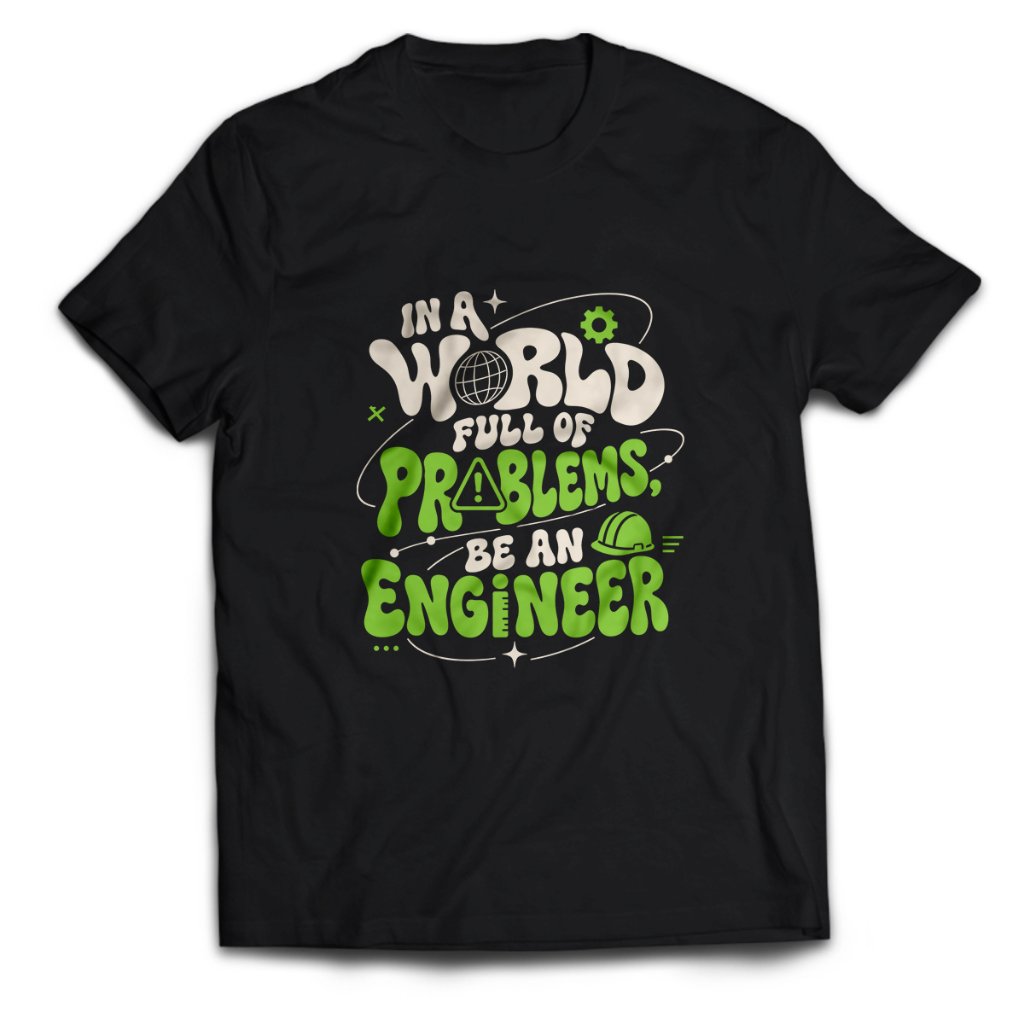 BE AN ENGINEER Engineering Technicing Mens T-Shirt Adult Unisex Tops PakeKaos