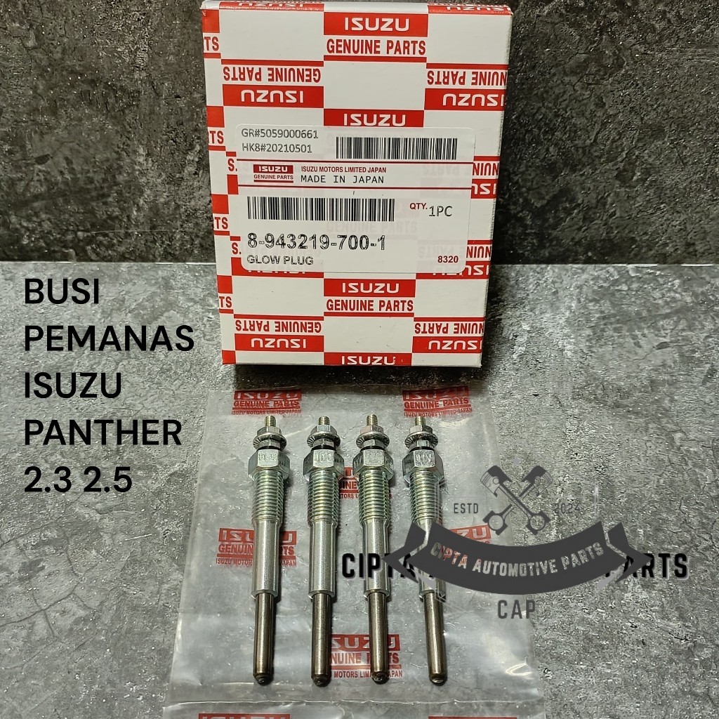 PANTHER HEATER SPARK PLUG - ปลั๊กเรืองแสง ISUZU PANTHER 2.3 PANTHER 2.5