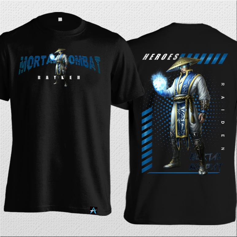 Raiden Mortal Kombat HER-222 Premium Combed 24s เสื้อยืด