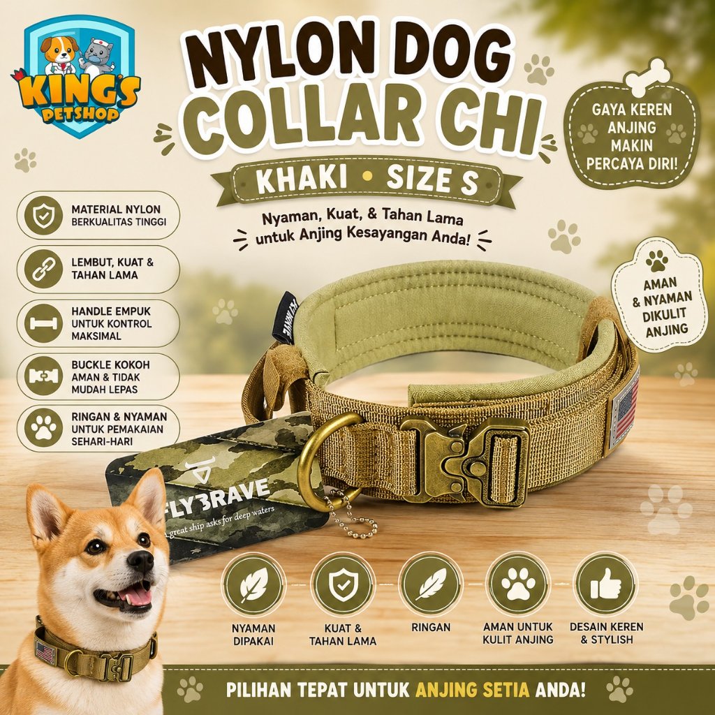 NYLON DOG COLLAR CHI - สร้อยคอสุนัข