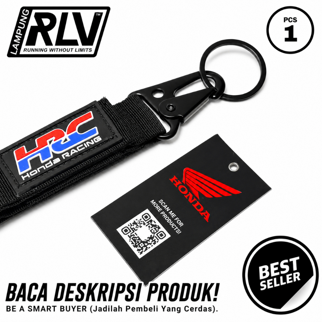 GANTUNGAN HONDA RACING HRC 22 พวงกุญแจ AHM ดั้งเดิม
