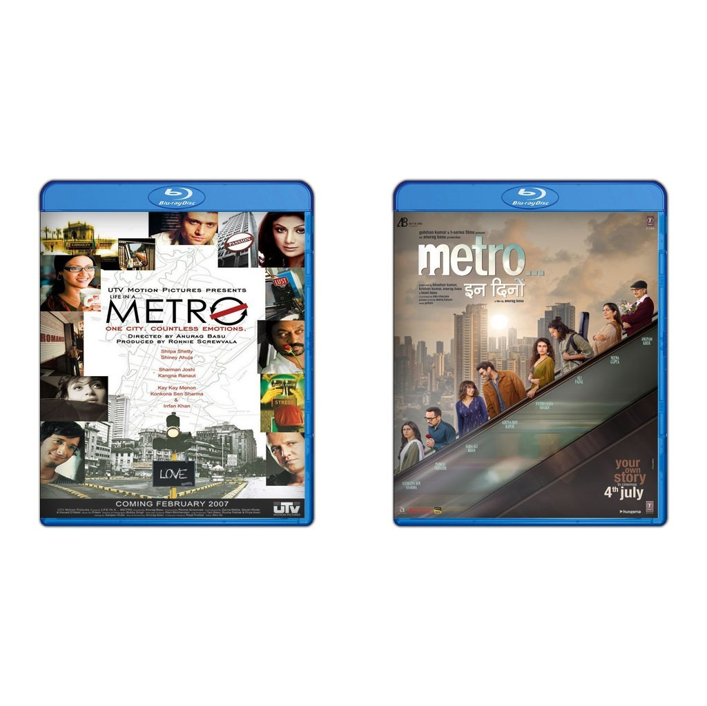 DVD Life In A Metro (2007) + DVD Metro In Dino (2025)