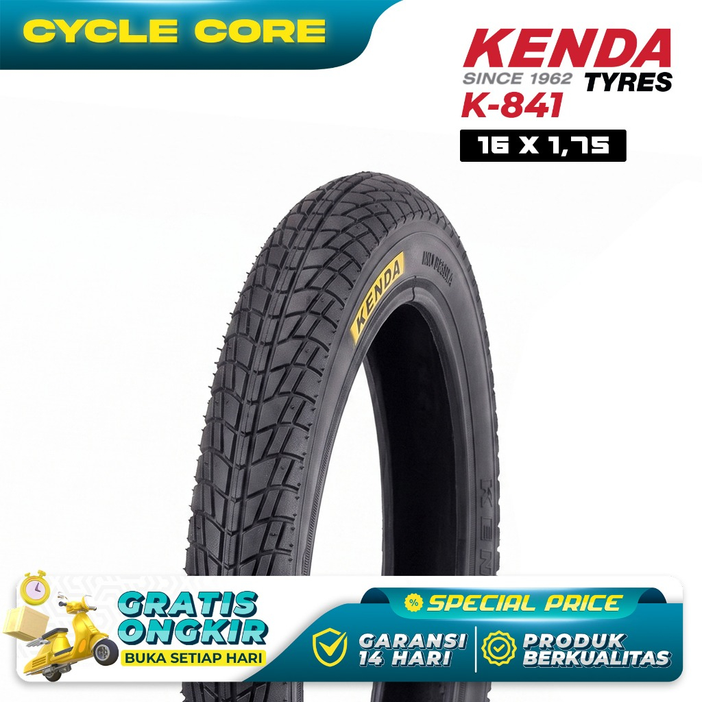 Kenda Kontact K841 16x1.75 ยางนอกสําหรับจักรยานพับ Seli Minivelo จักรยานเด็ก BMX ฯลฯ