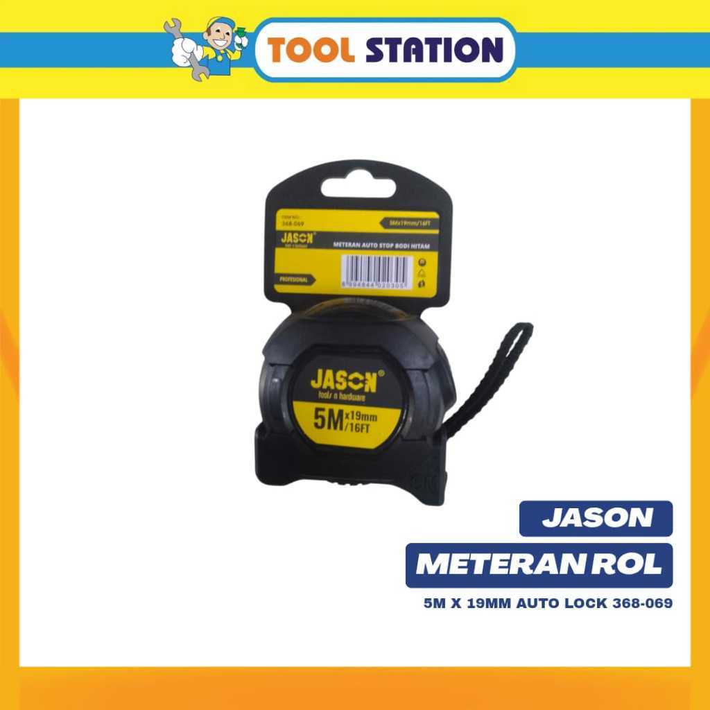 JASON METERAN ROL 5M X19MM ล็อคอัตโนมัติ 368-069