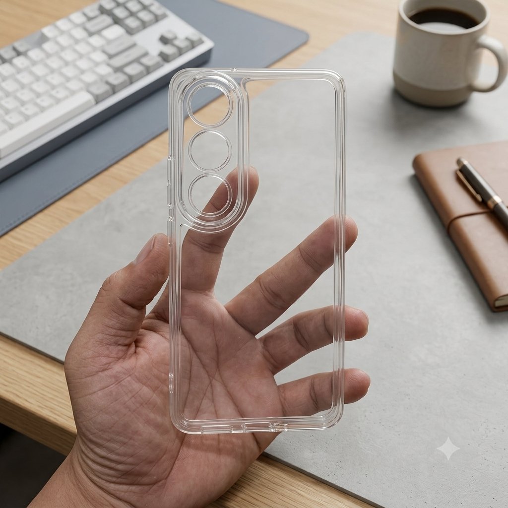 Vivo V50 Lite V2440 Softcase ซิลิโคนใสป้องกันกล้องซิลิโคนสําหรับ Vivo V50 Lite V2440