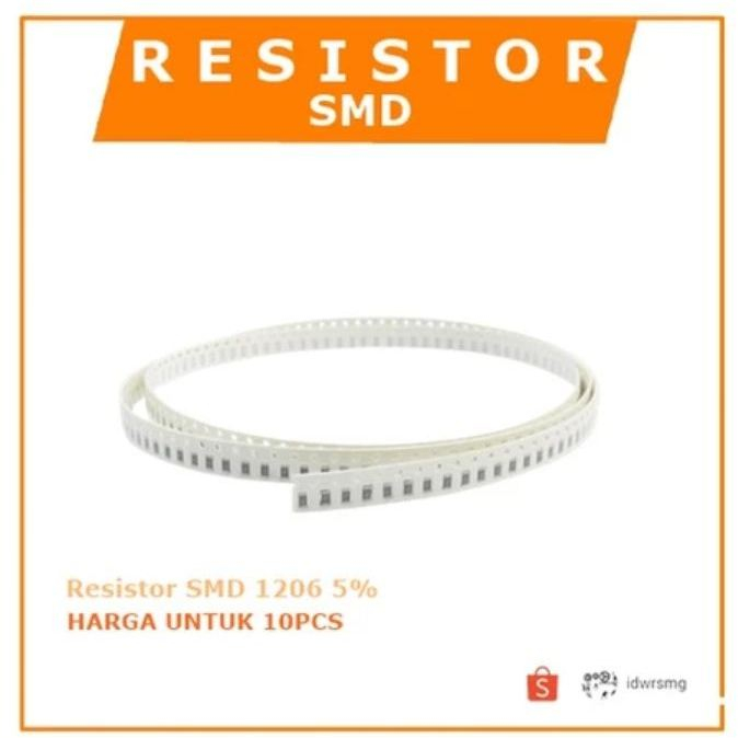 10 ชิ้น SMD 1206 2M Ohm Resistor 2Mega โอห์ม 5%