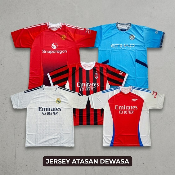 Emirates Fly Better Snapdragom Etihad เสื้อฟุตบอลสําหรับผู้ใหญ่