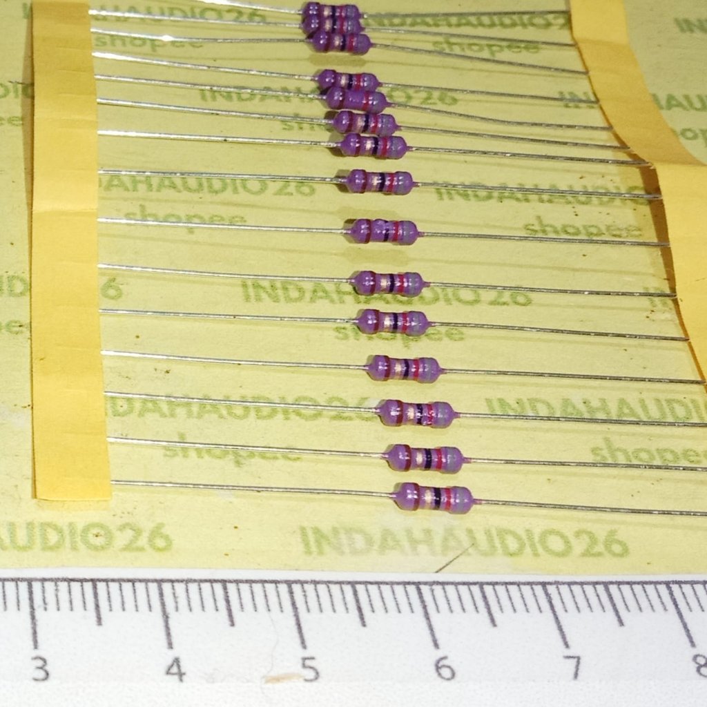 UNGU PURPLE 82R 1/4W 1% COPPER LEGS resistor 82 r 1/4 วัตต์ 82 OHM 1/4 วัตต์ 1 เปอร์เซ็นต์ 82r 1per4