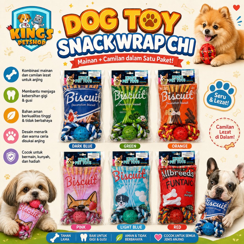 DOG TOY SNACK WRAP CHI