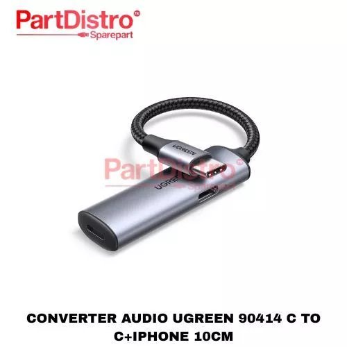 UGREEN 9414 C TO C AUDIO CONVERTER + IPHONE 10 ซม
