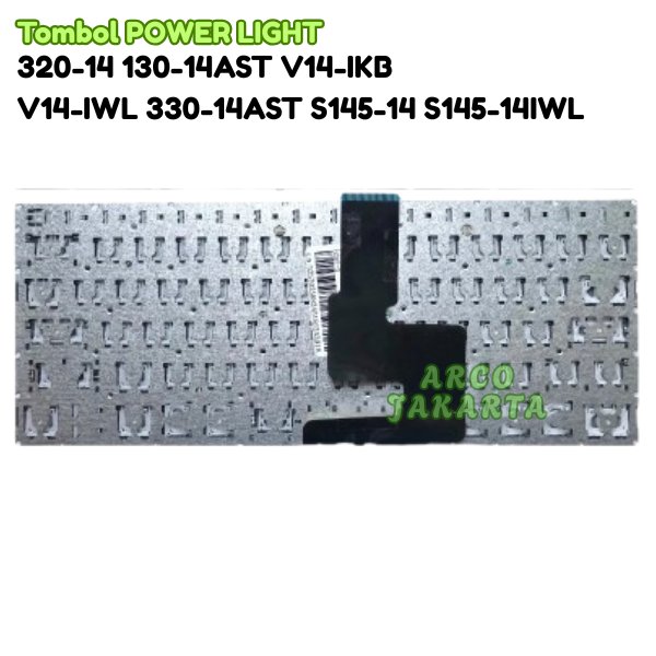 แป้นพิมพ์ที่รองรับสําหรับ 320-14AST 320-14IAP 320-14IKB 320-14ISK ไฟ/Nyala