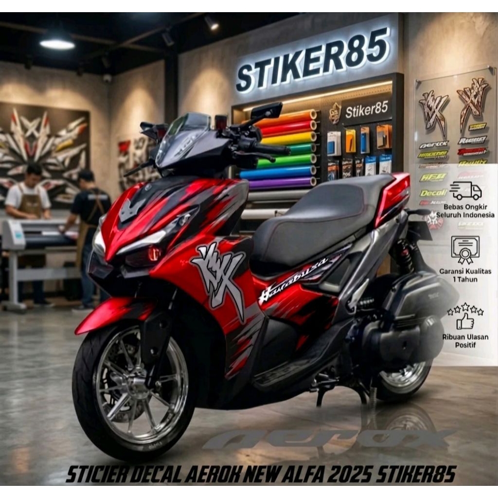 รูปลอก Aerox Alpha NVX 2025 Fullbody High Res